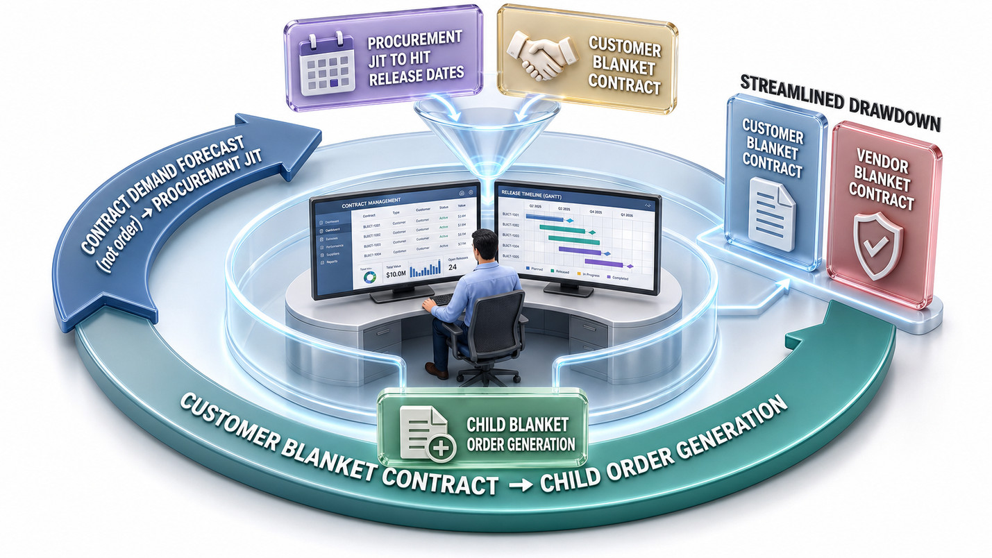 Automated Blanket Order System and Contract Release Verification Dashboard