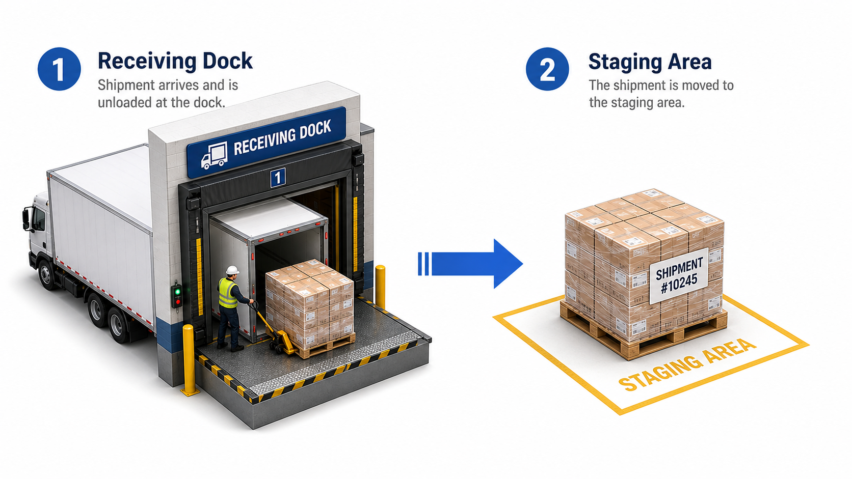 Automated Cross-Docking and Hard Allocation Workflow