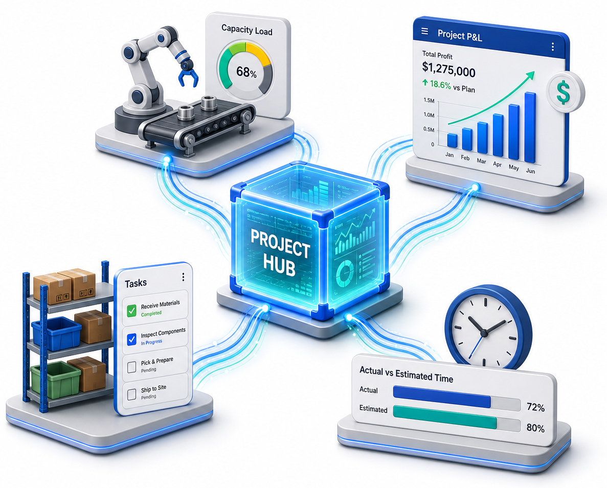 ERP Project and Operations Management Software